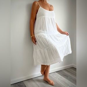 The Beach White Dress is a stunning and elegant piece of summer, used twice